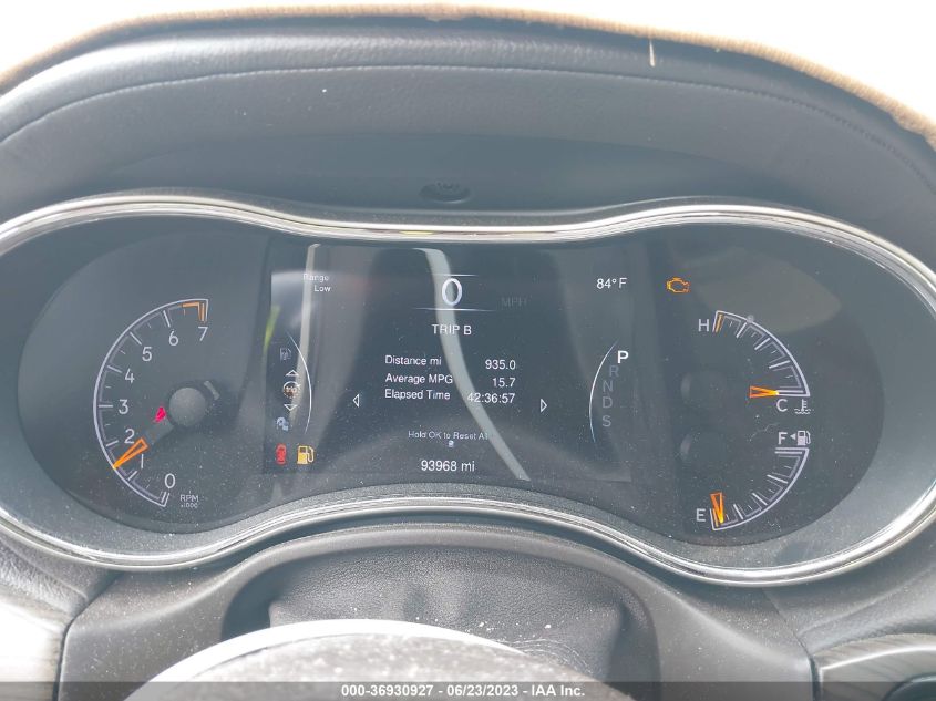 2015 JEEP GRAND CHEROKEE OVERLAND - 1C4RJFCG7FC628791