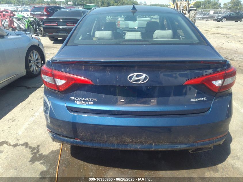 2015 HYUNDAI SONATA 2.4L SPORT - 5NPE34AF7FH150688