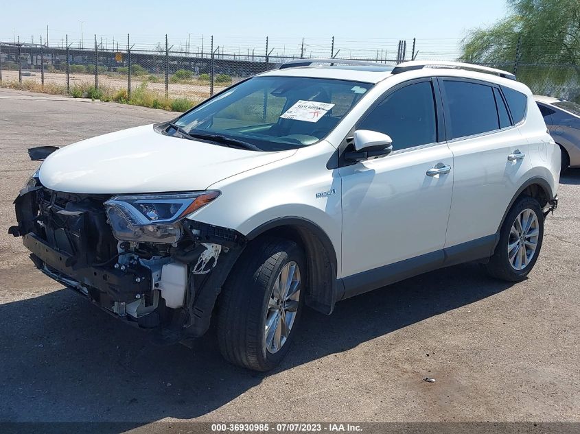 2018 TOYOTA RAV4 HYBRID LIMITED - JTMDJREV0JD187953