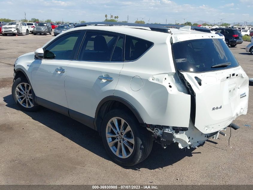 2018 TOYOTA RAV4 HYBRID LIMITED - JTMDJREV0JD187953