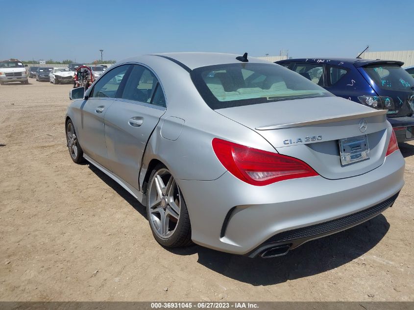 2014 MERCEDES-BENZ CLA-CLASS CLA 250 - WDDSJ4EB6EN155367