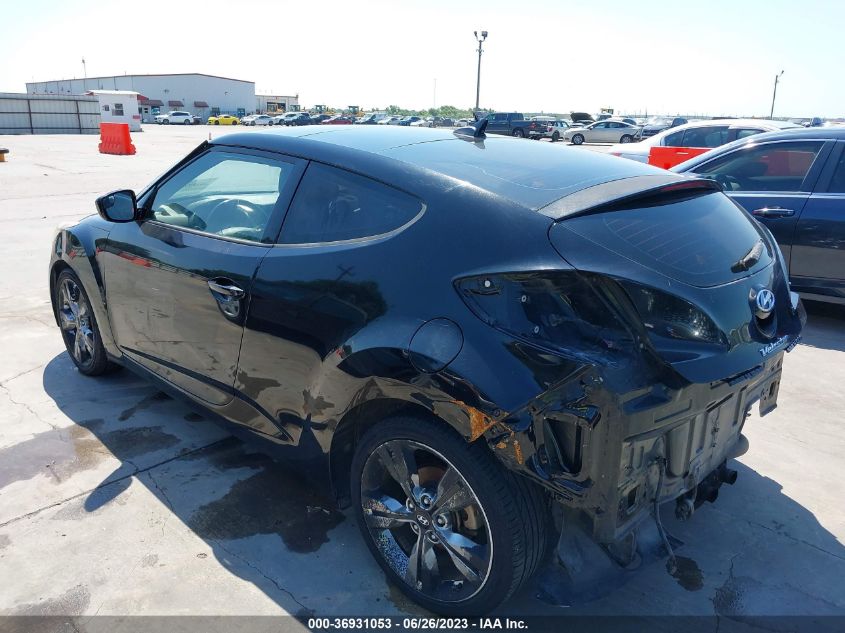 2016 HYUNDAI VELOSTER - KMHTC6AD1GU265730