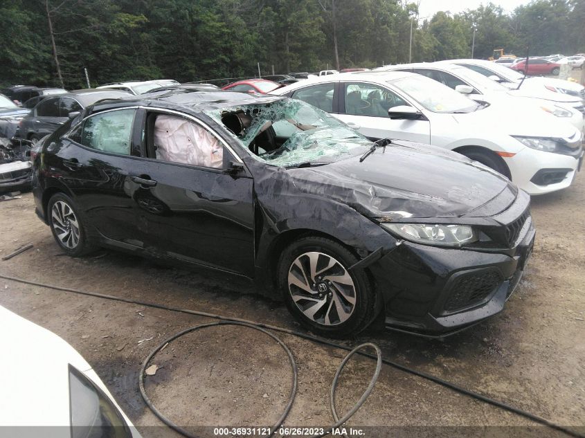 2018 HONDA CIVIC HATCHBACK LX - SHHFK7H28JU430721