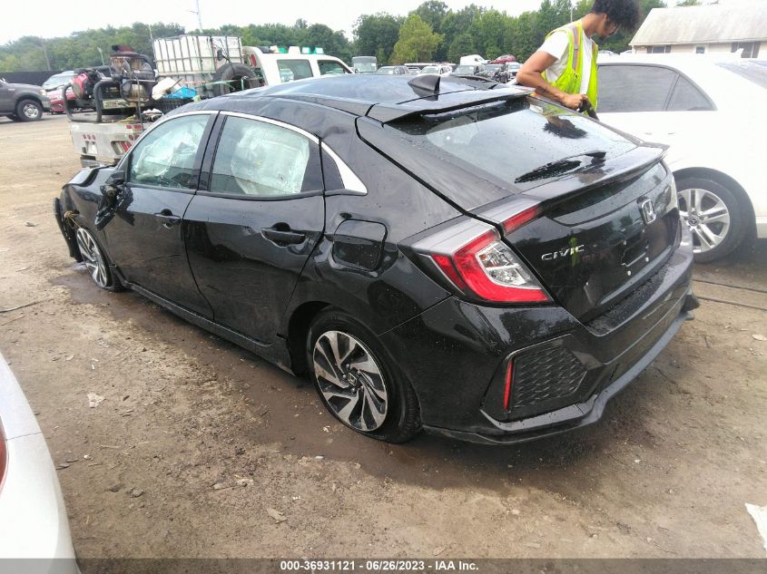 2018 HONDA CIVIC HATCHBACK LX - SHHFK7H28JU430721