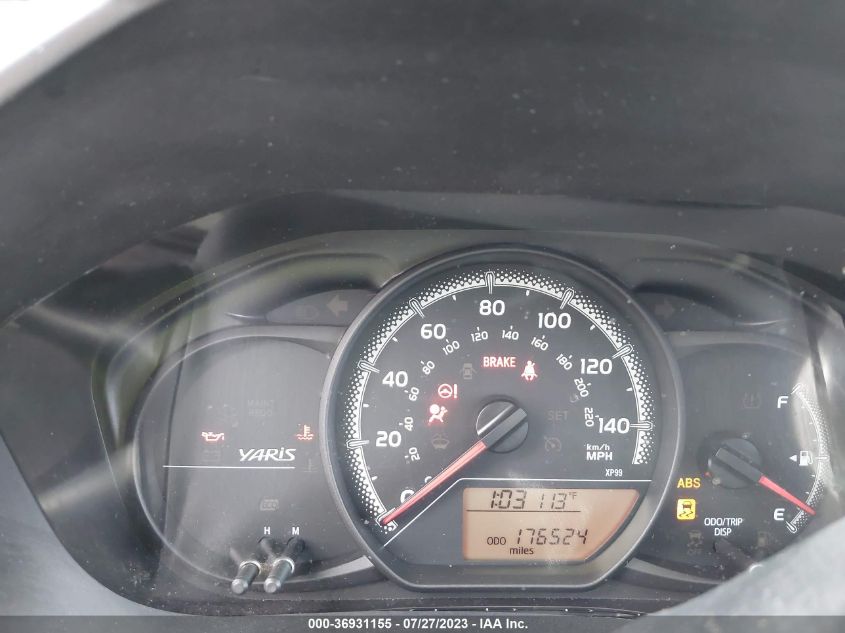2015 TOYOTA YARIS L/SE/LE - VNKKTUD38FA027694
