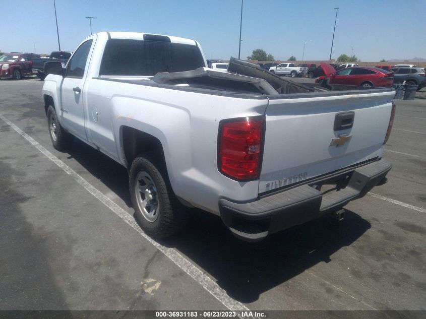 2016 CHEVROLET SILVERADO 1500 WORK TRUCK - 1GCNCNECXGZ109312