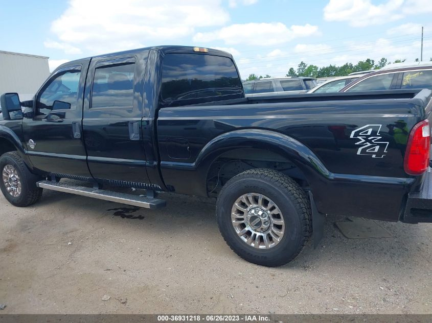 2016 FORD SUPER DUTY F-250 SRW LARIAT/PLATINUM - 1FT7W2BT9GED46786