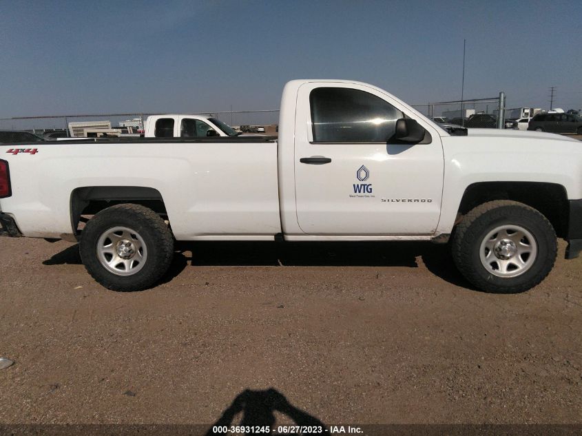 2018 CHEVROLET SILVERADO 1500 WORK TRUCK - 1GCNKNEC2JZ252183