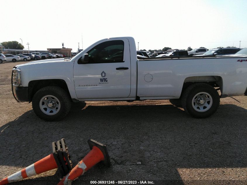 2018 CHEVROLET SILVERADO 1500 WORK TRUCK - 1GCNKNEC2JZ252183