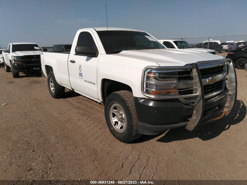 2018 CHEVROLET SILVERADO 1500 WORK TRUCK - 1GCNKNEC2JZ252183