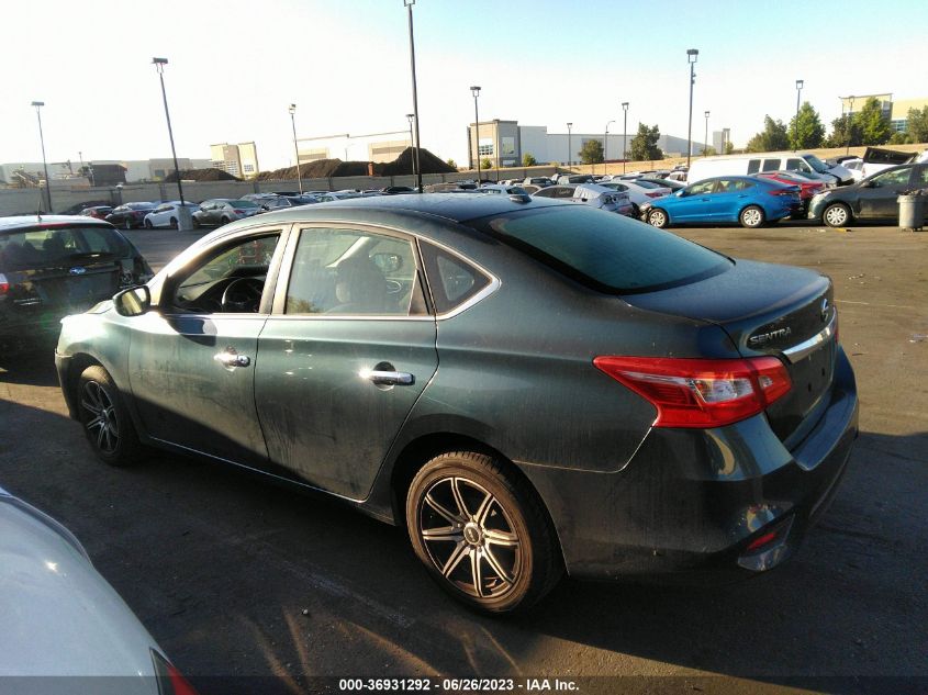 2016 NISSAN SENTRA SV - 3N1AB7AP0GY262090