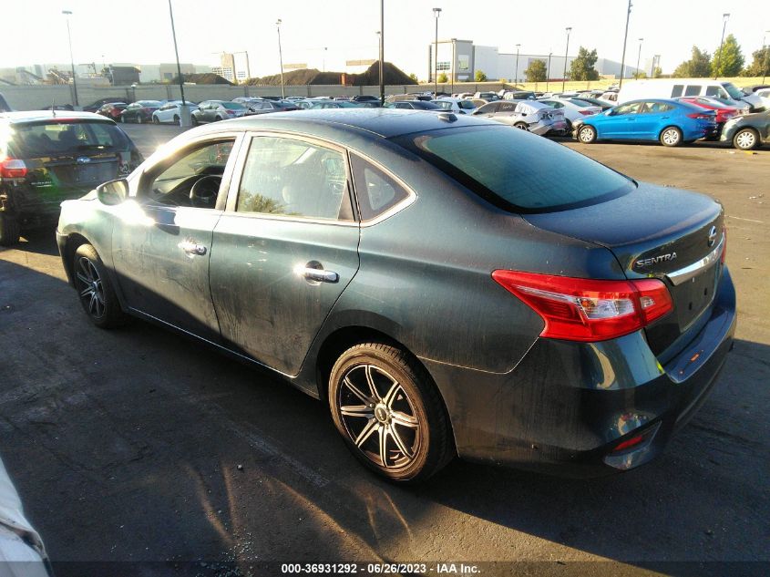 2016 NISSAN SENTRA SV - 3N1AB7AP0GY262090