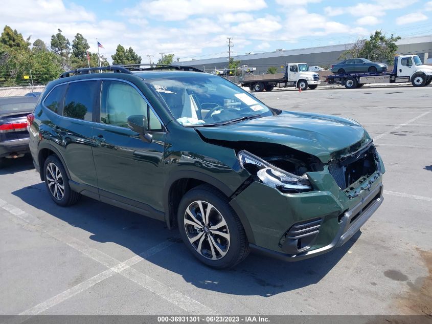 2023 SUBARU FORESTER LIMITED - JF2SKAPC0PH447322