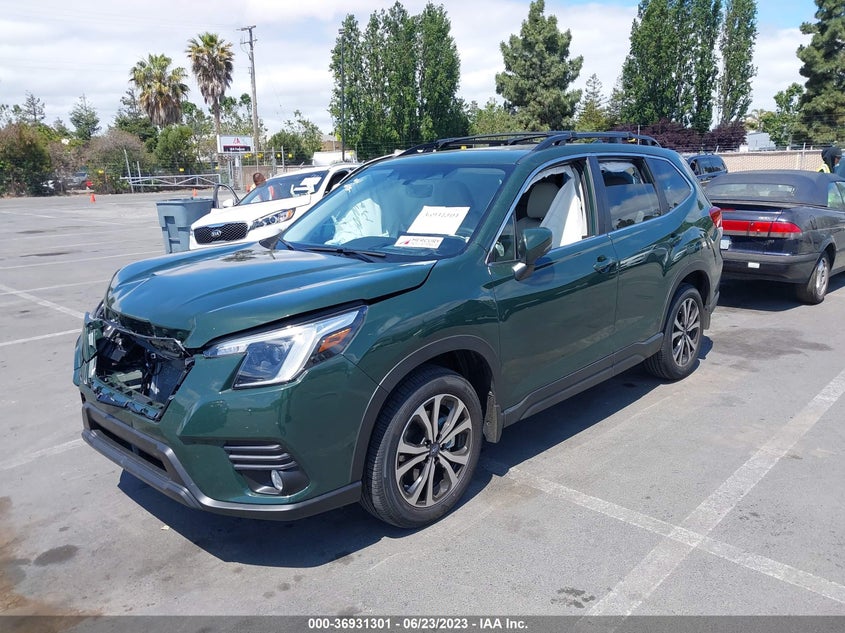 VIN JF2SKAPC0PH447322 2023 SUBARU FORESTER LIMITED
