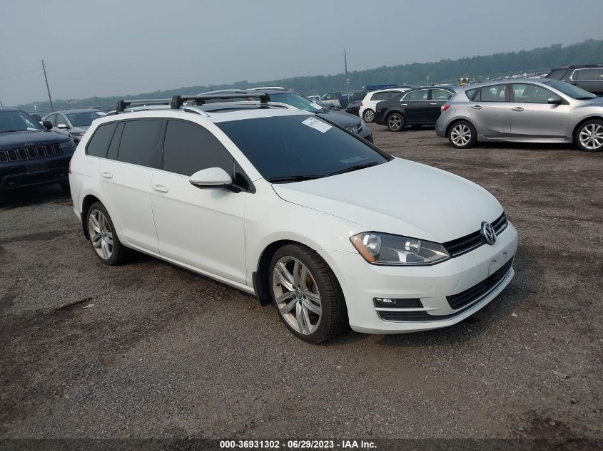 3VWC17AU2HM506679 VOLKSWAGEN GOLF SPORTWAGEN SEL 2017