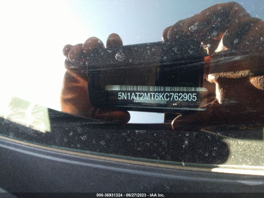 2019 NISSAN ROGUE S - 5N1AT2MT6KC762905