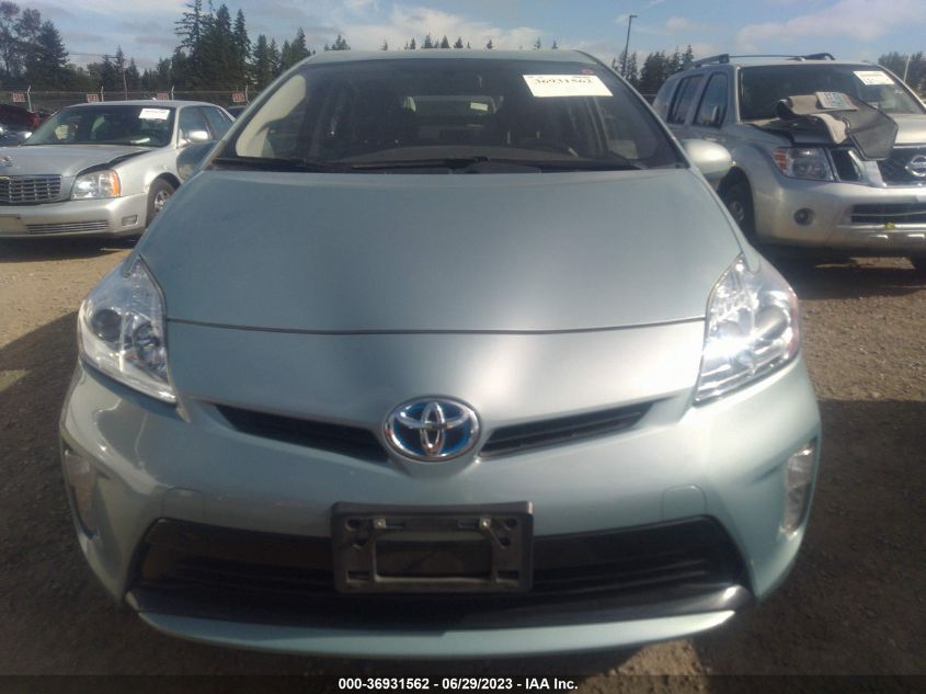 2013 TOYOTA PRIUS ONE/TWO/THREE/FOUR/FIVE - JTDKN3DU6D1720394
