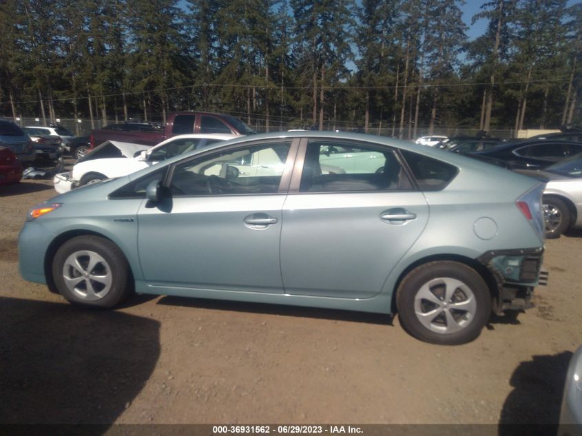 2013 TOYOTA PRIUS ONE/TWO/THREE/FOUR/FIVE - JTDKN3DU6D1720394