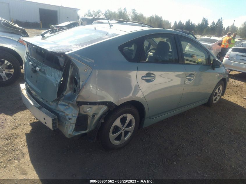 2013 TOYOTA PRIUS ONE/TWO/THREE/FOUR/FIVE - JTDKN3DU6D1720394