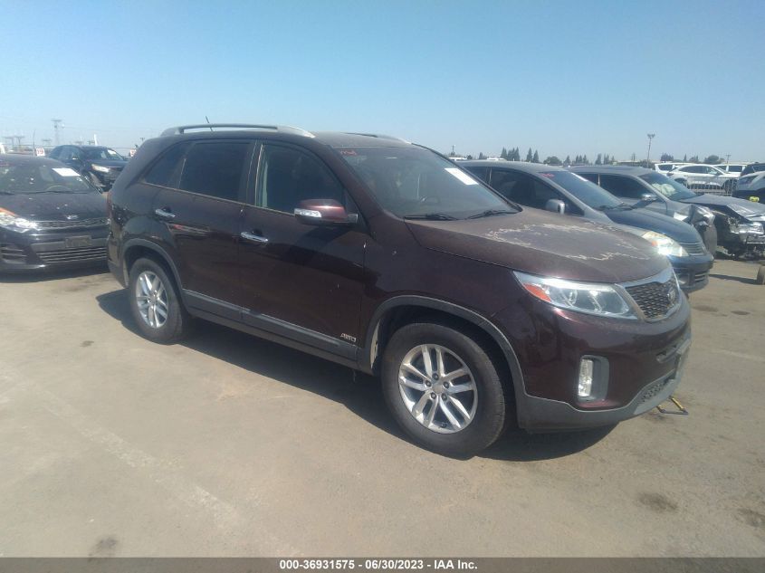 2014 KIA SORENTO LX - 5XYKTCA6XEG496933