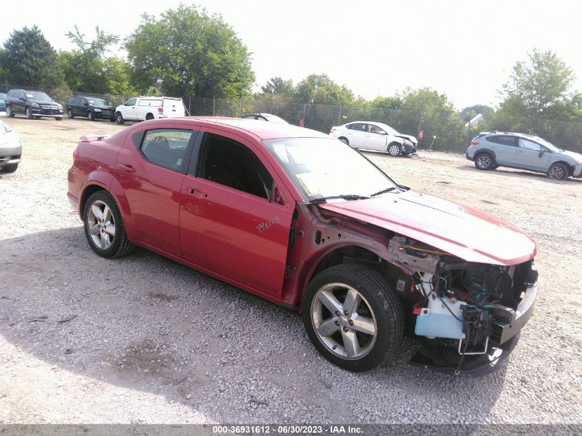 2013 DODGE AVENGER SXT - 1C3CDZCBXDN503082