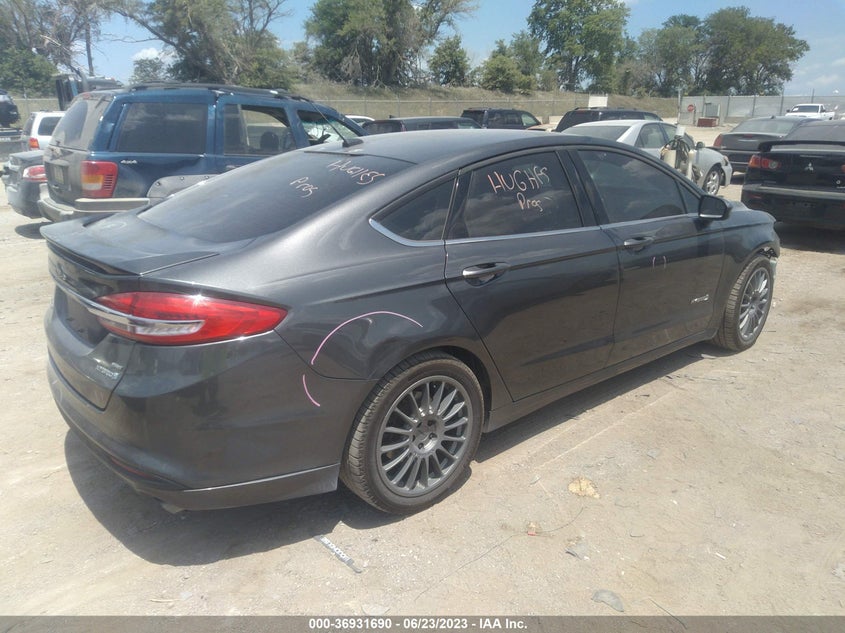 VIN 3FA6P0LU6JR219475 2018 FORD FUSION HYBRID SE