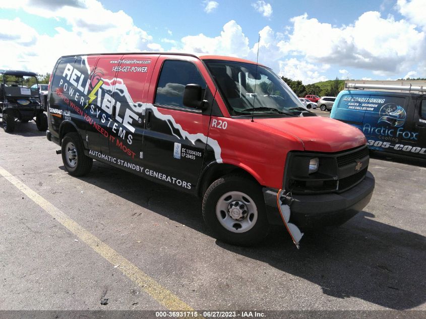 2015 CHEVROLET EXPRESS CARGO VAN - 1GCWGFCF9F1243415