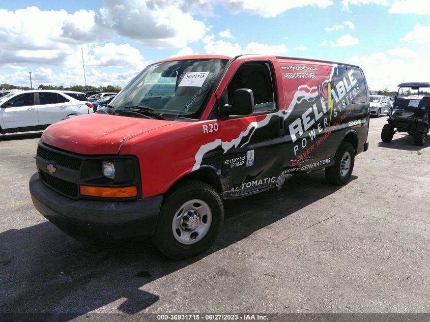 2015 CHEVROLET EXPRESS CARGO VAN - 1GCWGFCF9F1243415