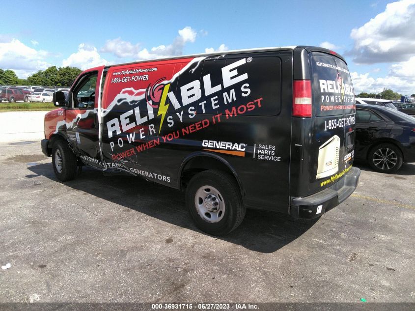 2015 CHEVROLET EXPRESS CARGO VAN - 1GCWGFCF9F1243415