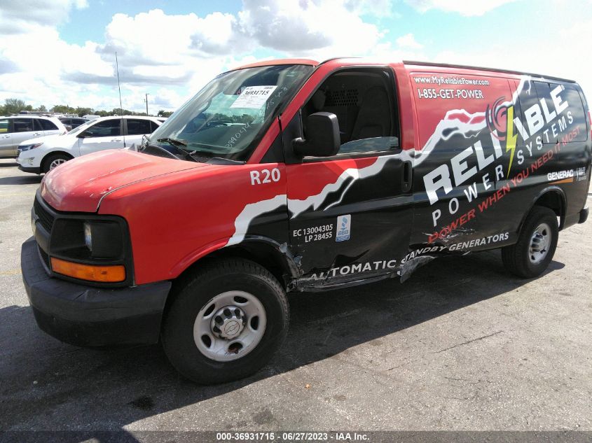 2015 CHEVROLET EXPRESS CARGO VAN - 1GCWGFCF9F1243415