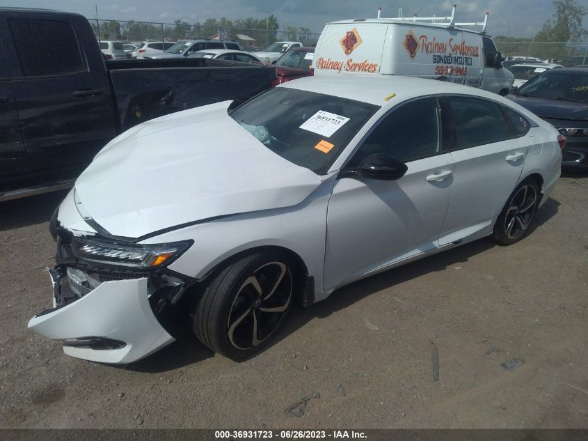 2022 HONDA ACCORD SEDAN SPORT - 1HGCV1F3XNA050266
