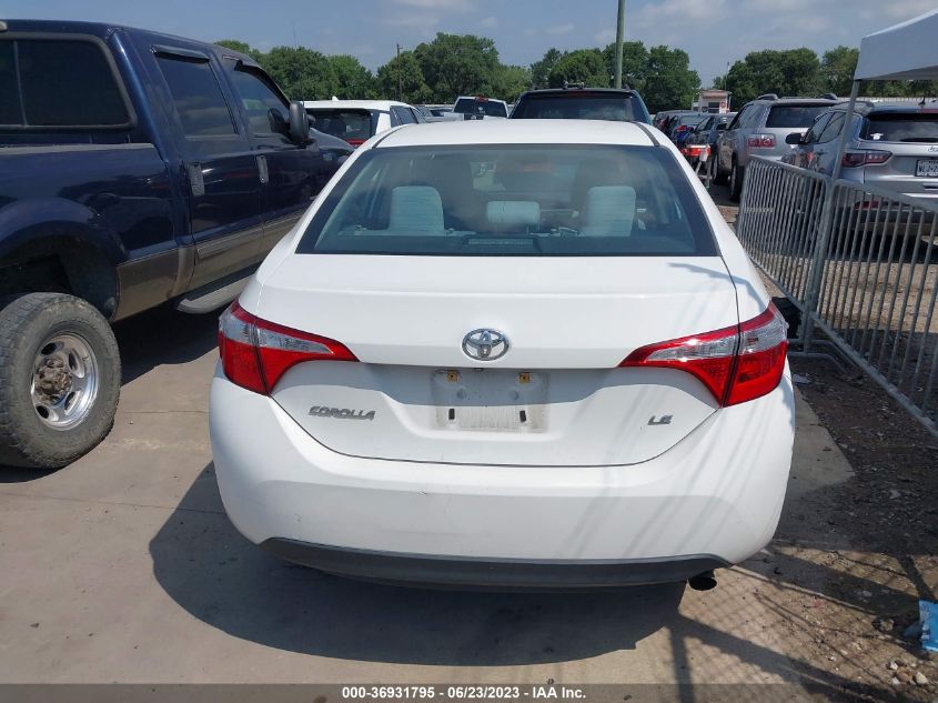 2014 TOYOTA COROLLA L/LE/LE PLS/PRM/S/S PLS - 2T1BURHE4EC080806