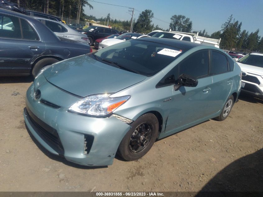 2015 TOYOTA PRIUS FOUR - JTDKN3DU9F1879915