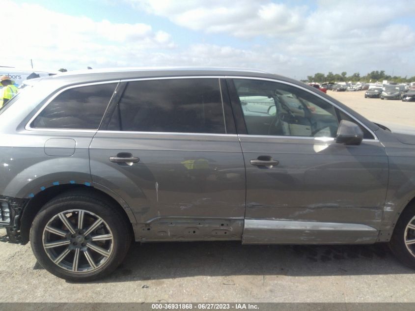 2017 AUDI Q7 PREMIUM PLUS - WA1LAAF76HD021325