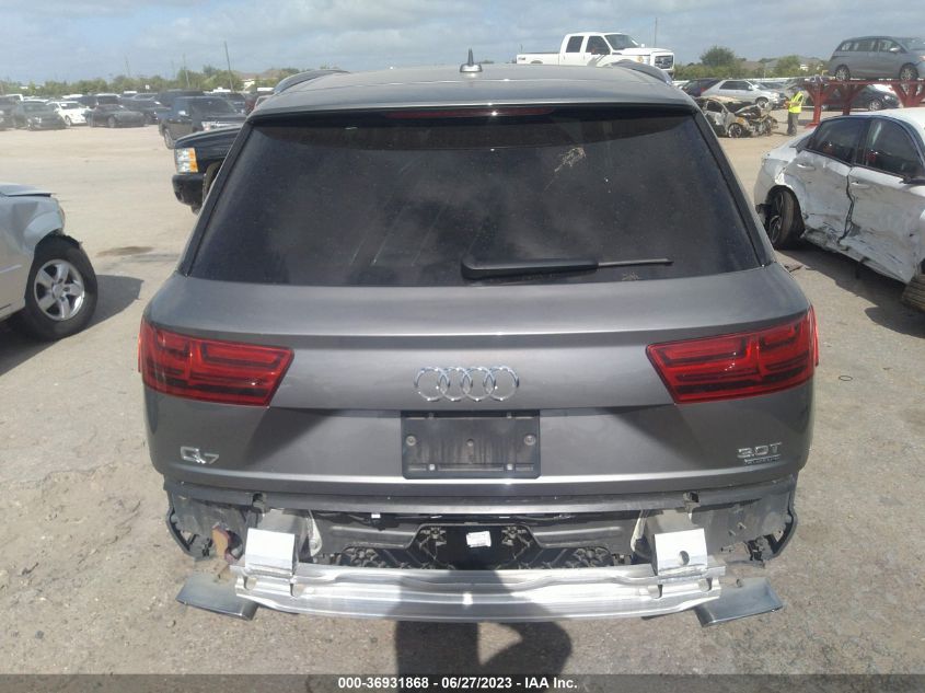 2017 AUDI Q7 PREMIUM PLUS - WA1LAAF76HD021325