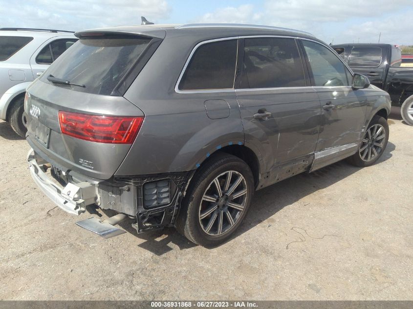2017 AUDI Q7 PREMIUM PLUS - WA1LAAF76HD021325