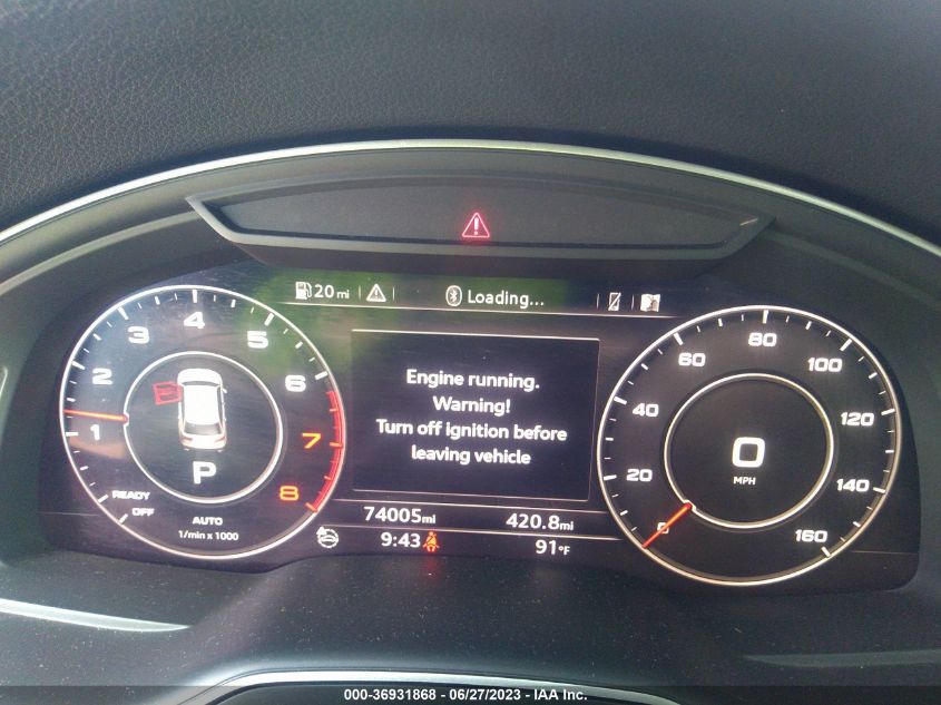 2017 AUDI Q7 PREMIUM PLUS - WA1LAAF76HD021325