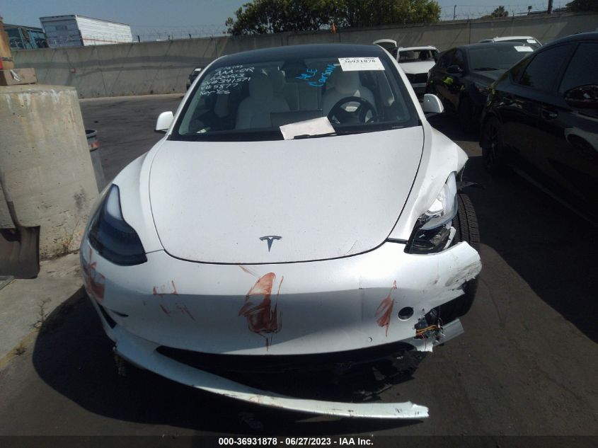2022 TESLA MODEL 3 - 5YJ3E1EA0NF355877