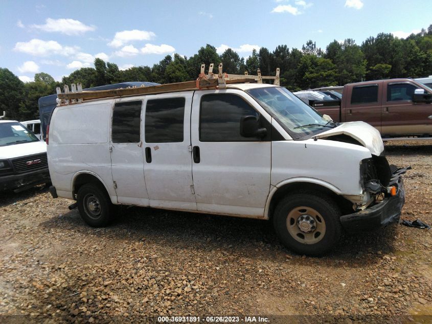 2013 CHEVROLET EXPRESS CARGO VAN - 1GCWGFCG3D1129027