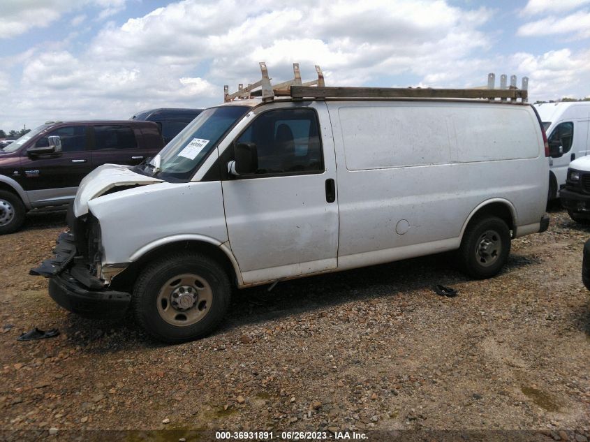 2013 CHEVROLET EXPRESS CARGO VAN - 1GCWGFCG3D1129027