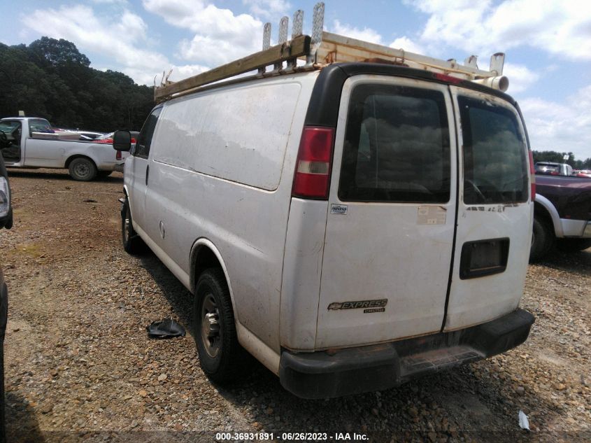 2013 CHEVROLET EXPRESS CARGO VAN - 1GCWGFCG3D1129027