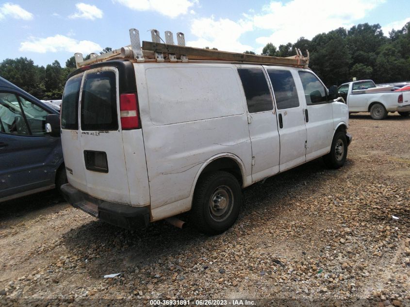 2013 CHEVROLET EXPRESS CARGO VAN - 1GCWGFCG3D1129027