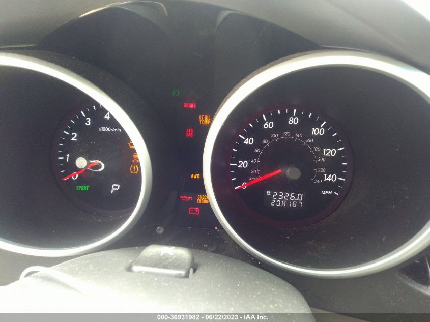 2013 SUBARU TRIBECA LIMITED 4S4WX9GD3D4401149