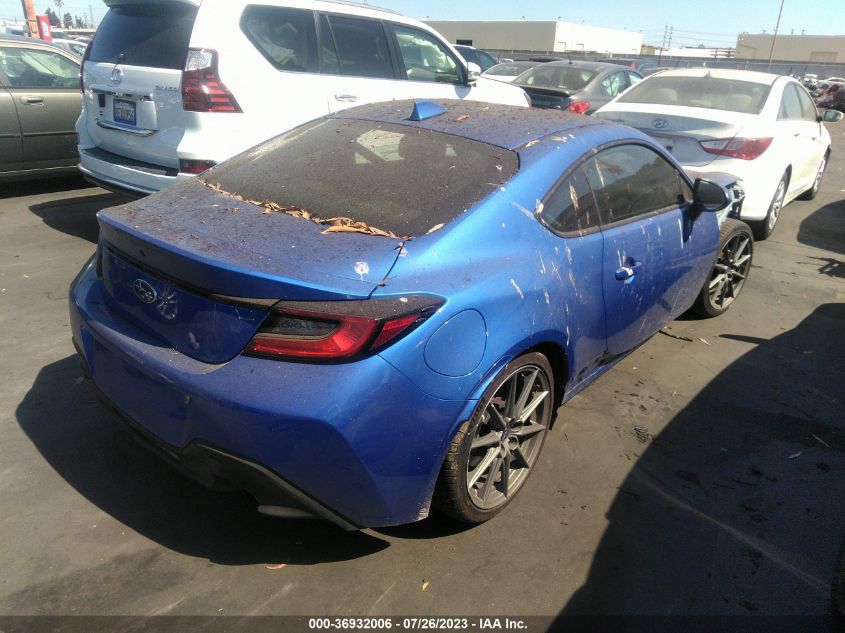 2022 SUBARU BRZ LIMITED - JF1ZDBE13N9702086
