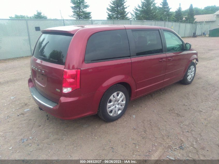 2014 DODGE GRAND CARAVAN SE - 2C4RDGBG2ER197622
