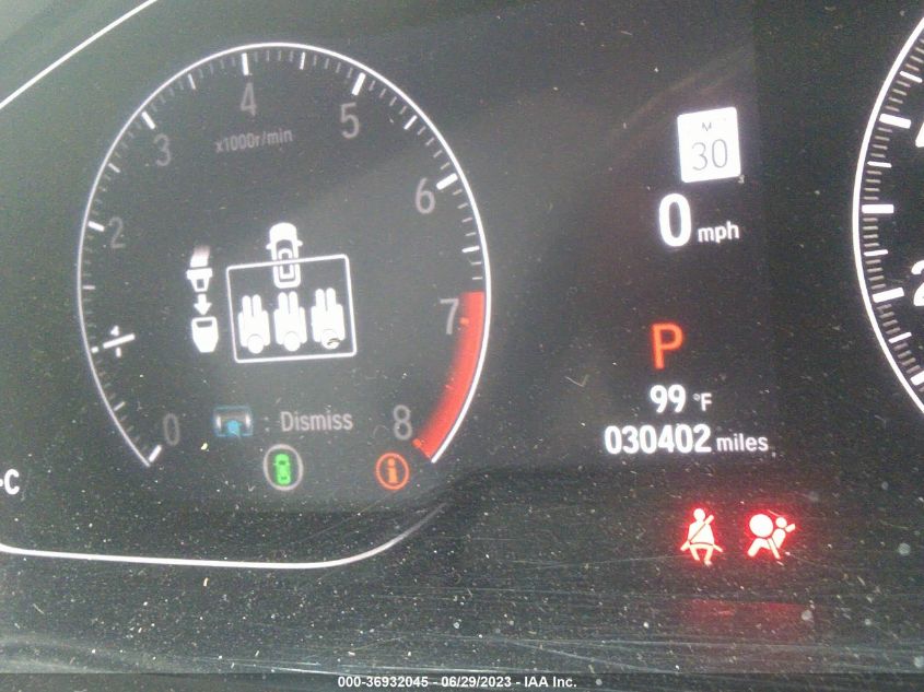 2021 HONDA ACCORD SEDAN TOURING - 1HGCV2F96MA016415