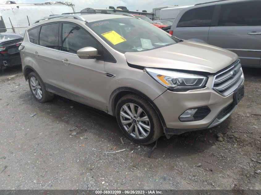 2017 FORD ESCAPE TITANIUM - 1FMCU9J92HUD49521