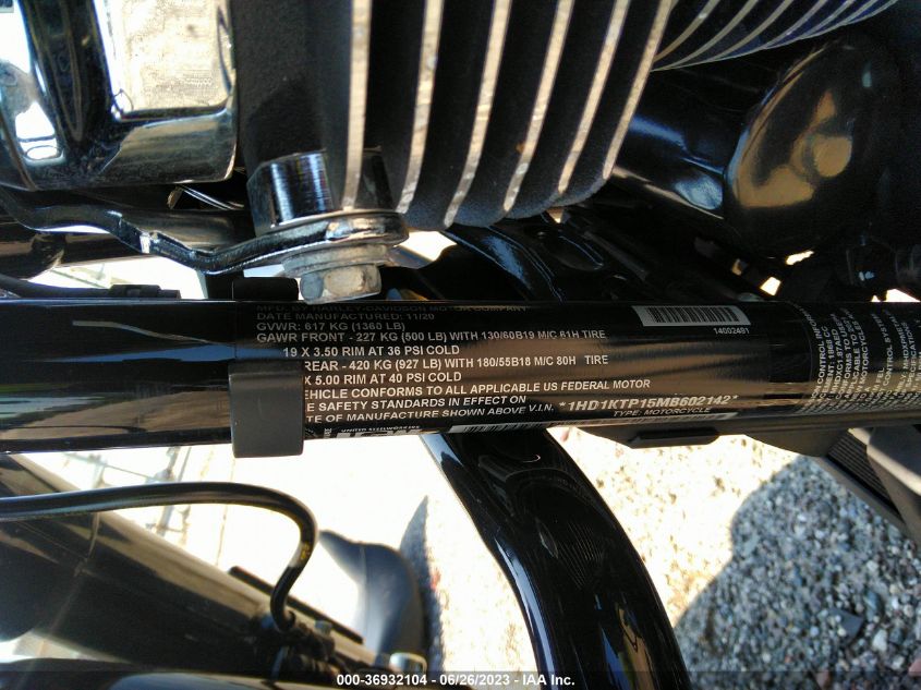 2021 HARLEY-DAVIDSON FLTRXS - 1HD1KTP15MB602142