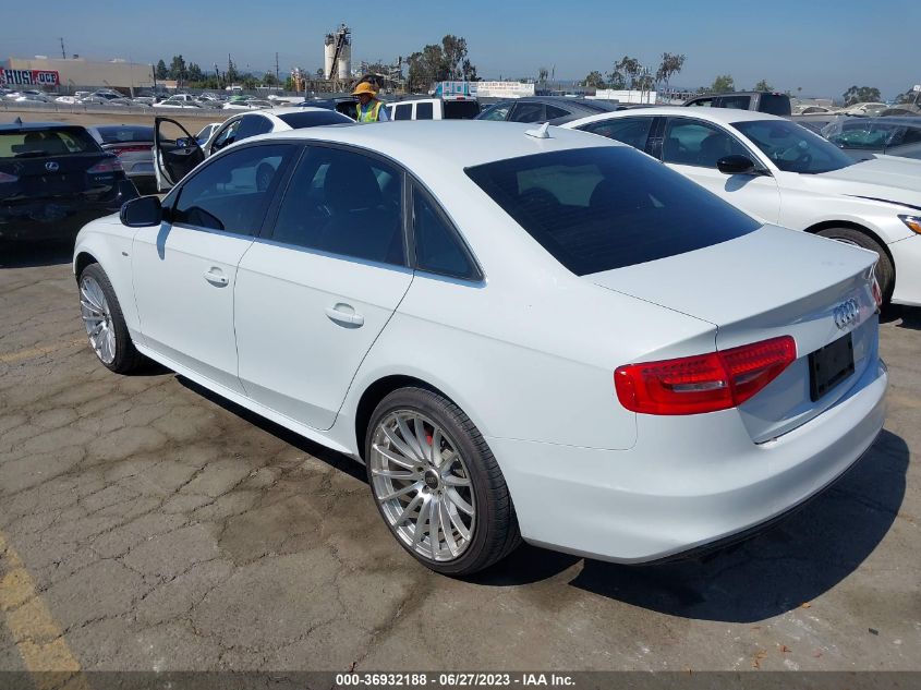 2014 AUDI A4 PREMIUM - WAUAFAFL8EN041509