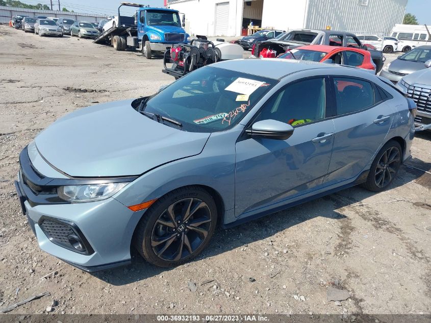 2017 HONDA CIVIC HATCHBACK SPORT - SHHFK7H45HU204289